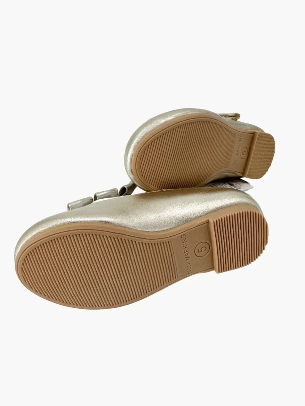 NEW Cat & Jack Toddler Girls' Eliana Mary Jane Flats - Gold